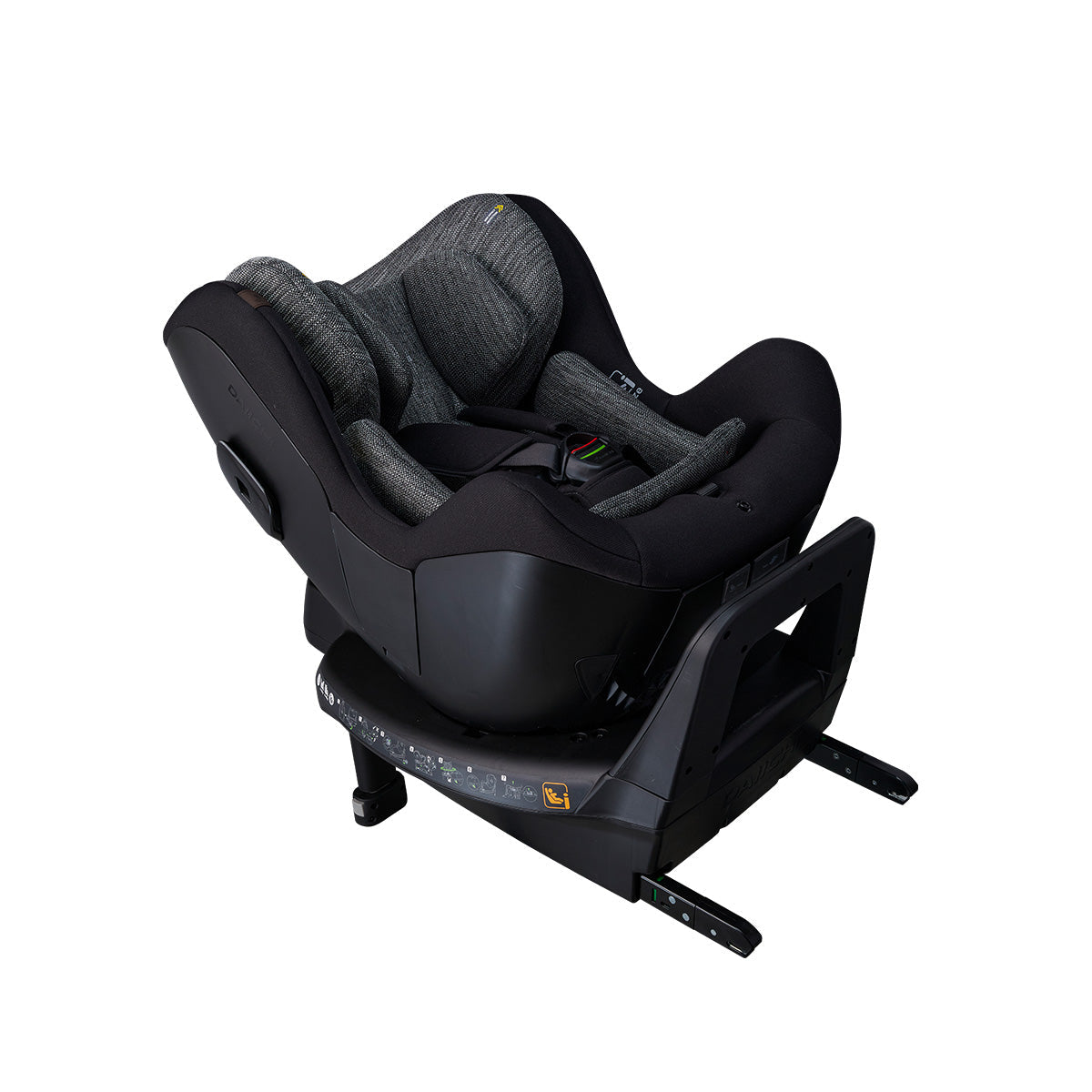 Daiichi One-FIX 360 Season 2 i-Size Car Seat - Two-tone Black