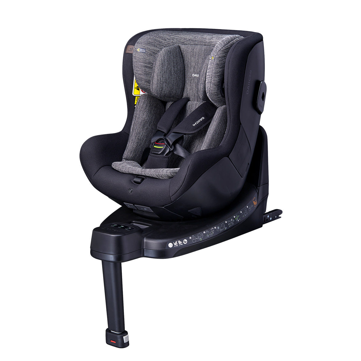 Daiichi One-FIX 360 Season 2 i-Size Car Seat - Two-tone Black