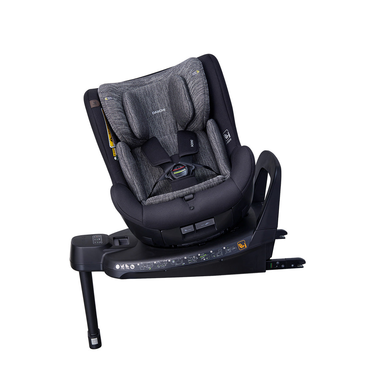 Daiichi One-FIX 360 Season 2 i-Size Car Seat - Two-tone Black